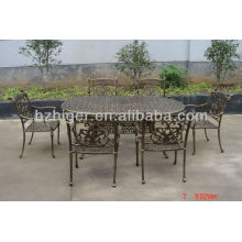 aluminum outdoor furniture 7pc set,outdoor table,chair